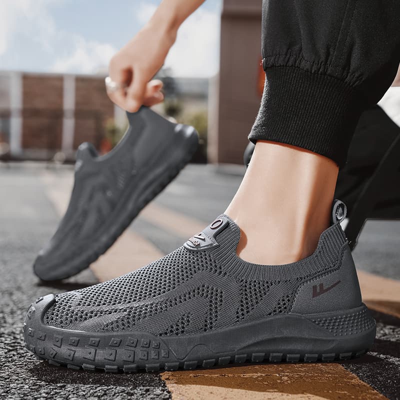 Кроссовки Warrior Slip On Обувь Без Шнуровки Покрытие Увеличивающее Высоту Устойчивость к Износу Легкая Дышащая Противоскользящая - изображение 5