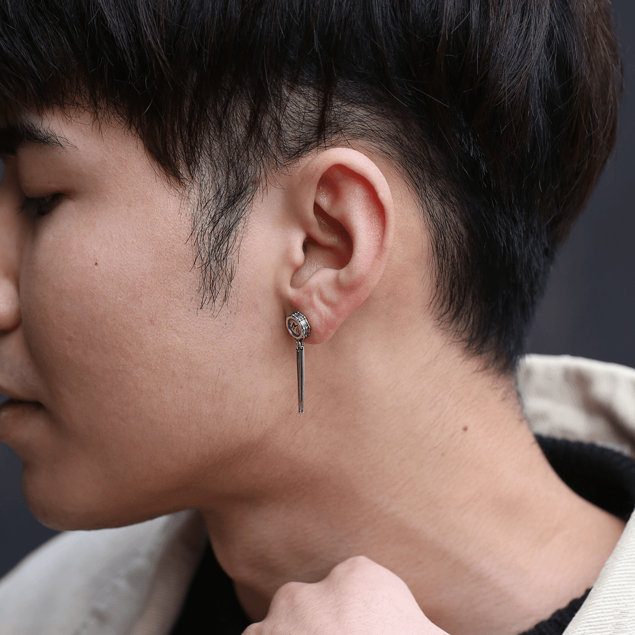 Серьги S925 Silver Drum Earrings - изображение 5