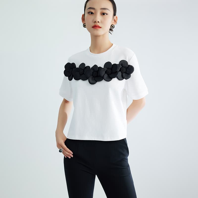Футболка ROSESTUDIOBYGUOPEI T - изображение 4