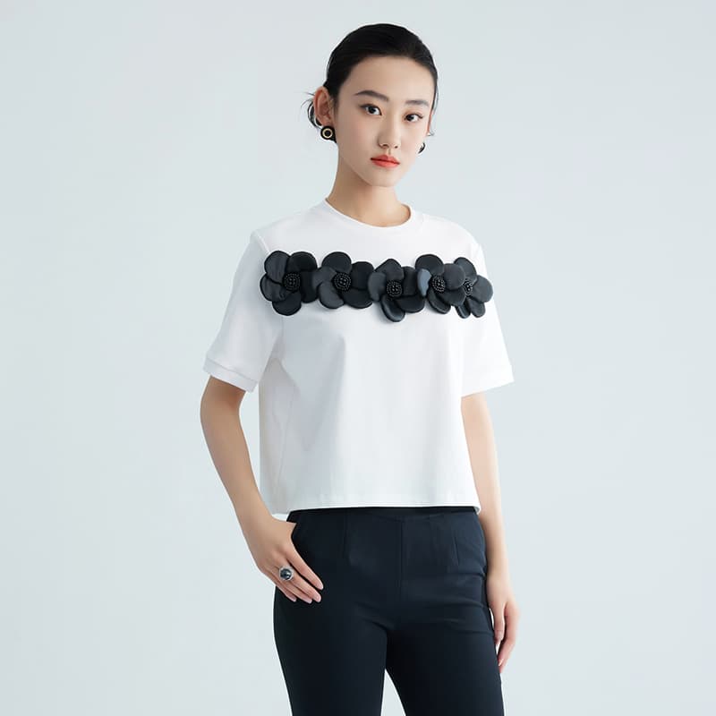 Футболка ROSESTUDIOBYGUOPEI T - изображение 3