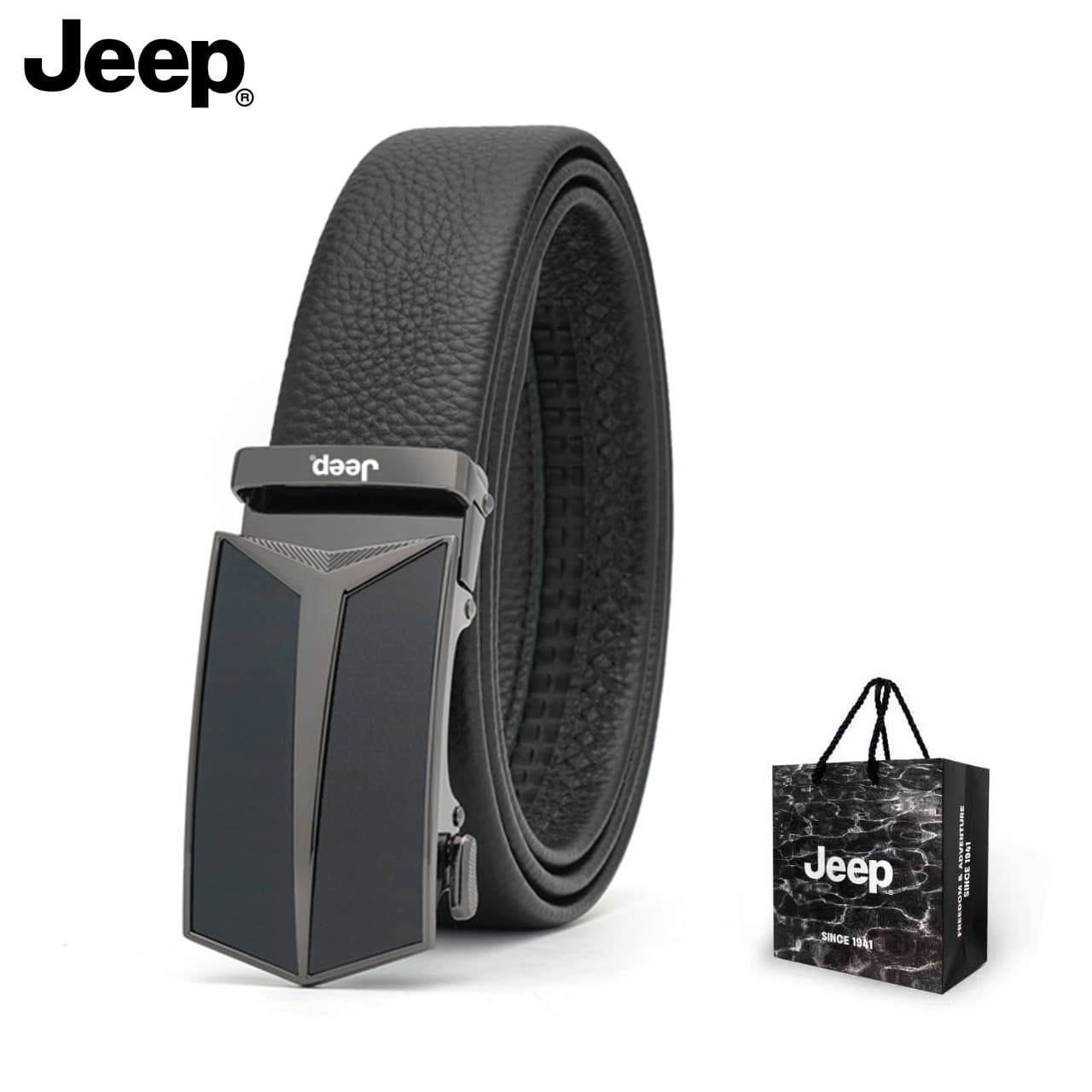 Ремень Jeep Кожаные ремни Унисекс - изображение 3