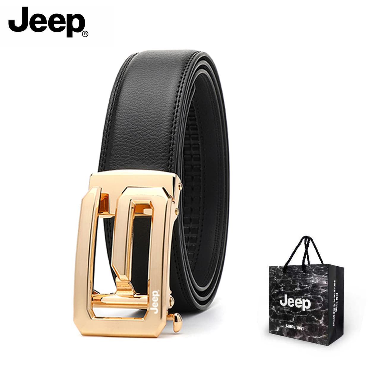 Ремень Jeep Кожаные ремни Унисекс - изображение 3