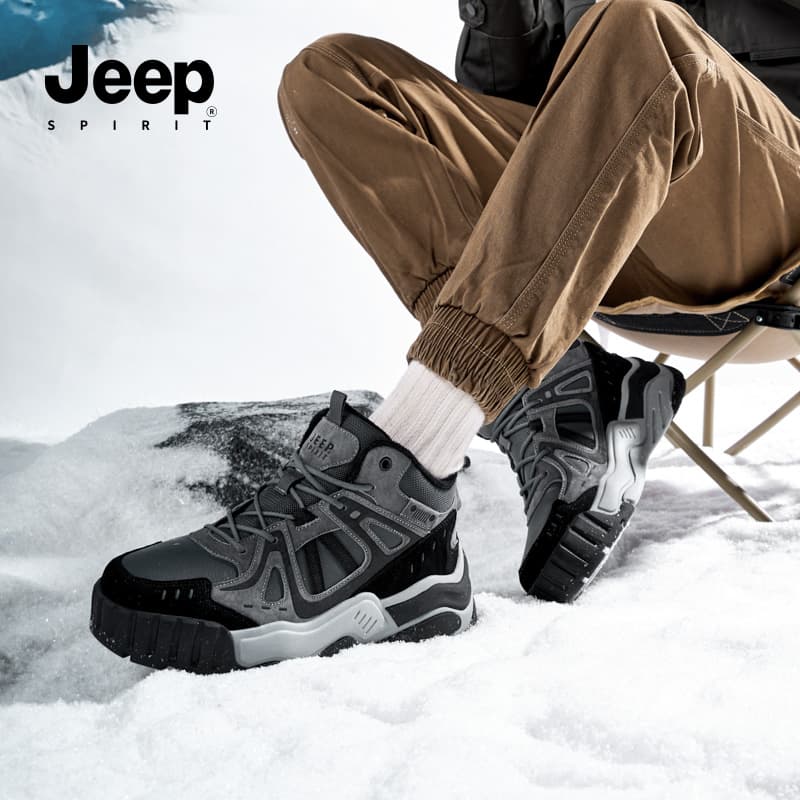 Ботинки зимние JEEP SPIRIT Snow Boots Grey - изображение 5