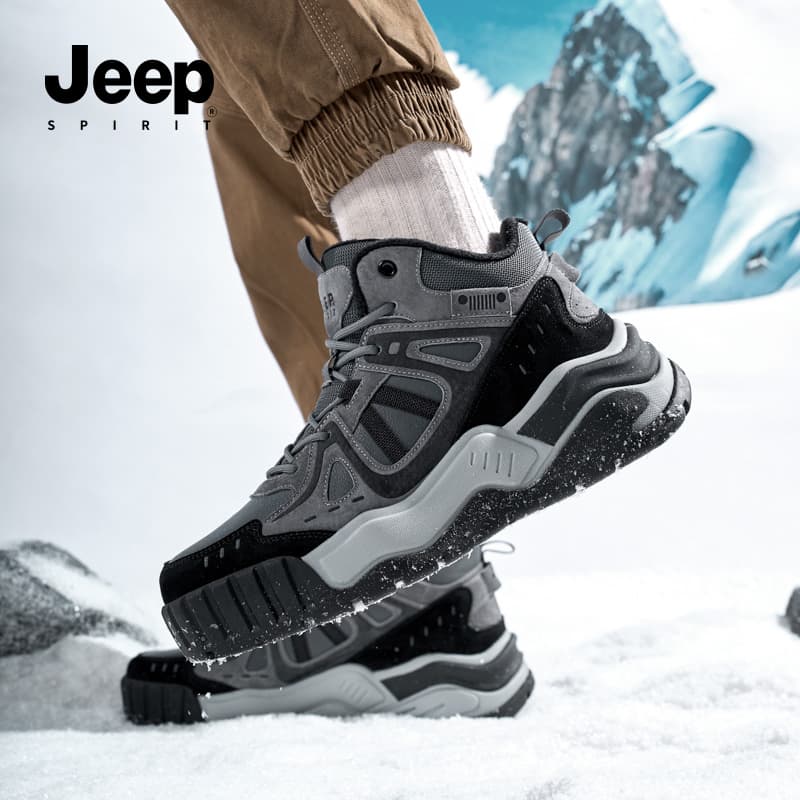 Ботинки зимние JEEP SPIRIT Snow Boots Grey - изображение 7