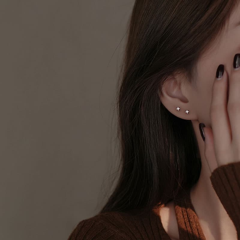 Серьги GIMK ins S999 - изображение 5