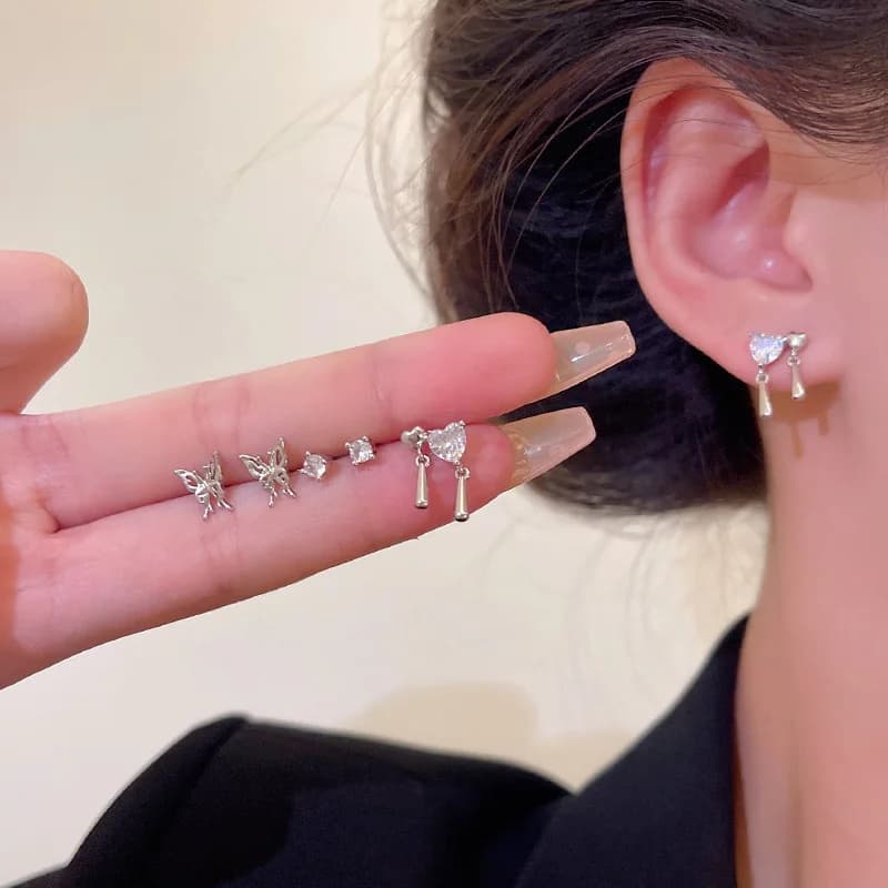 Серьги GIMK ins S925 - изображение 5