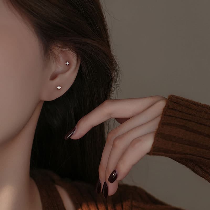 Серьги GIMK ins S999 - изображение 4