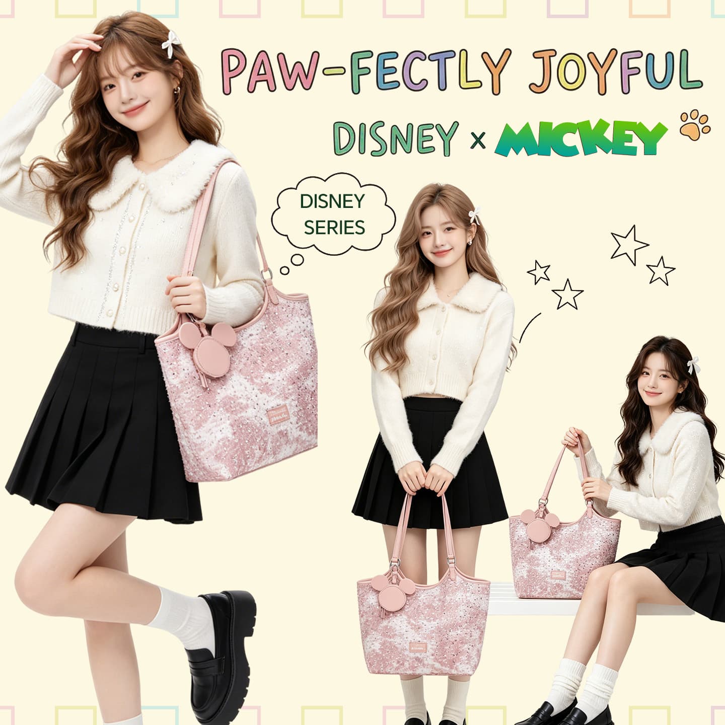 Мини-сумка Disney Сумки через плечо Розовый Женские - изображение 7