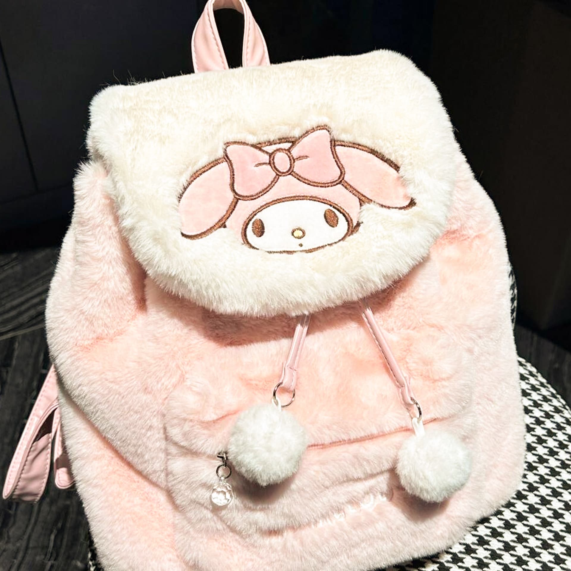Рюкзак Sanrio My Melody Полиэстер Рюкзак Стандартный (Standard) Женский Розовый - изображение 6