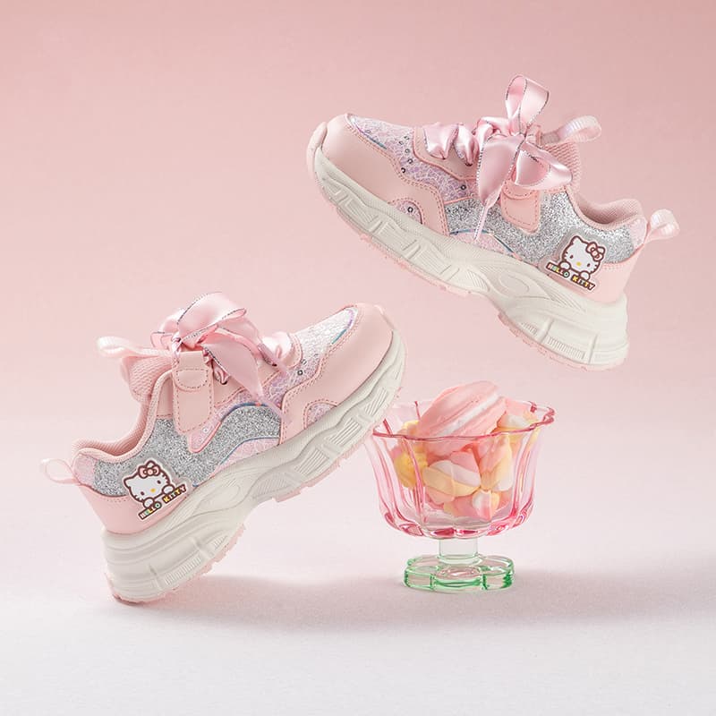 Кроссовки Санрио Hello Kitty Hello Kitty Устойчивый к истиранию Отскок Дышащий Амортизация и легкость Противоскользящий Низкий Топ - изображение 5