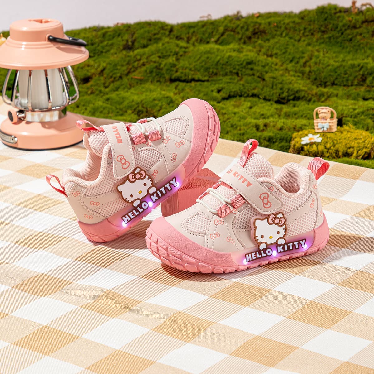 Кроссовки Санрио Hello Kitty Детская повседневная обувь Low Топ Pre School - изображение 4