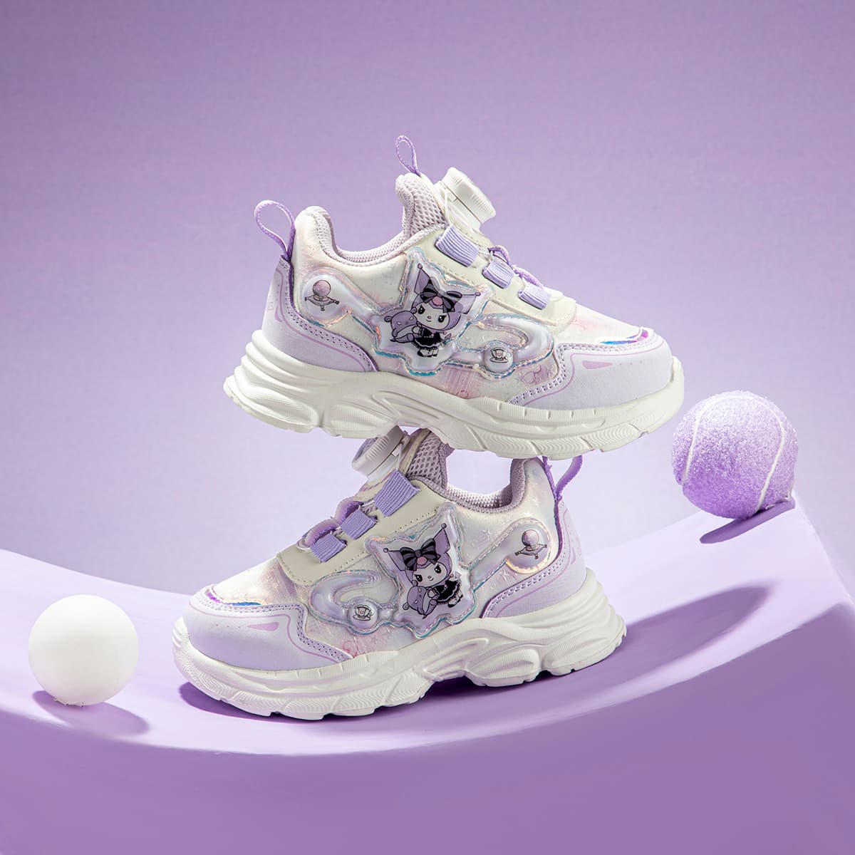 Кроссовки Санрио Kuromi Collection Детские беговые кроссовки Low Топ Kids - изображение 5