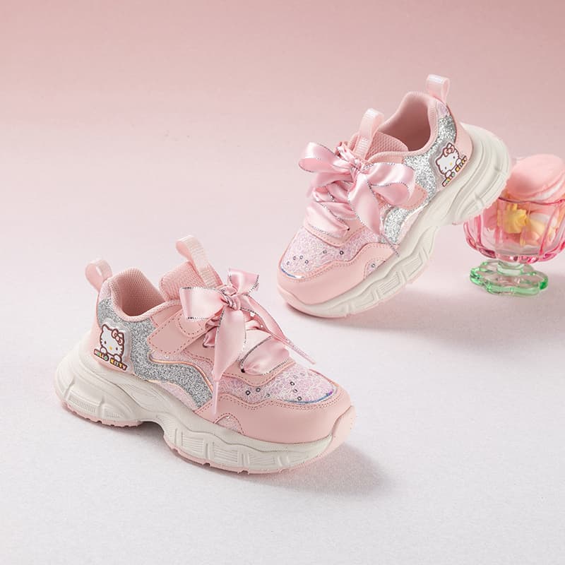 Кроссовки Санрио Hello Kitty Hello Kitty Устойчивый к истиранию Отскок Дышащий Амортизация и легкость Противоскользящий Низкий Топ - изображение 6