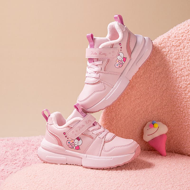 Кроссовки Sanrio Hello Kitty Модные детские кроссовки для бега с мягкой подошвой, утеплителем и амортизацией - изображение 14