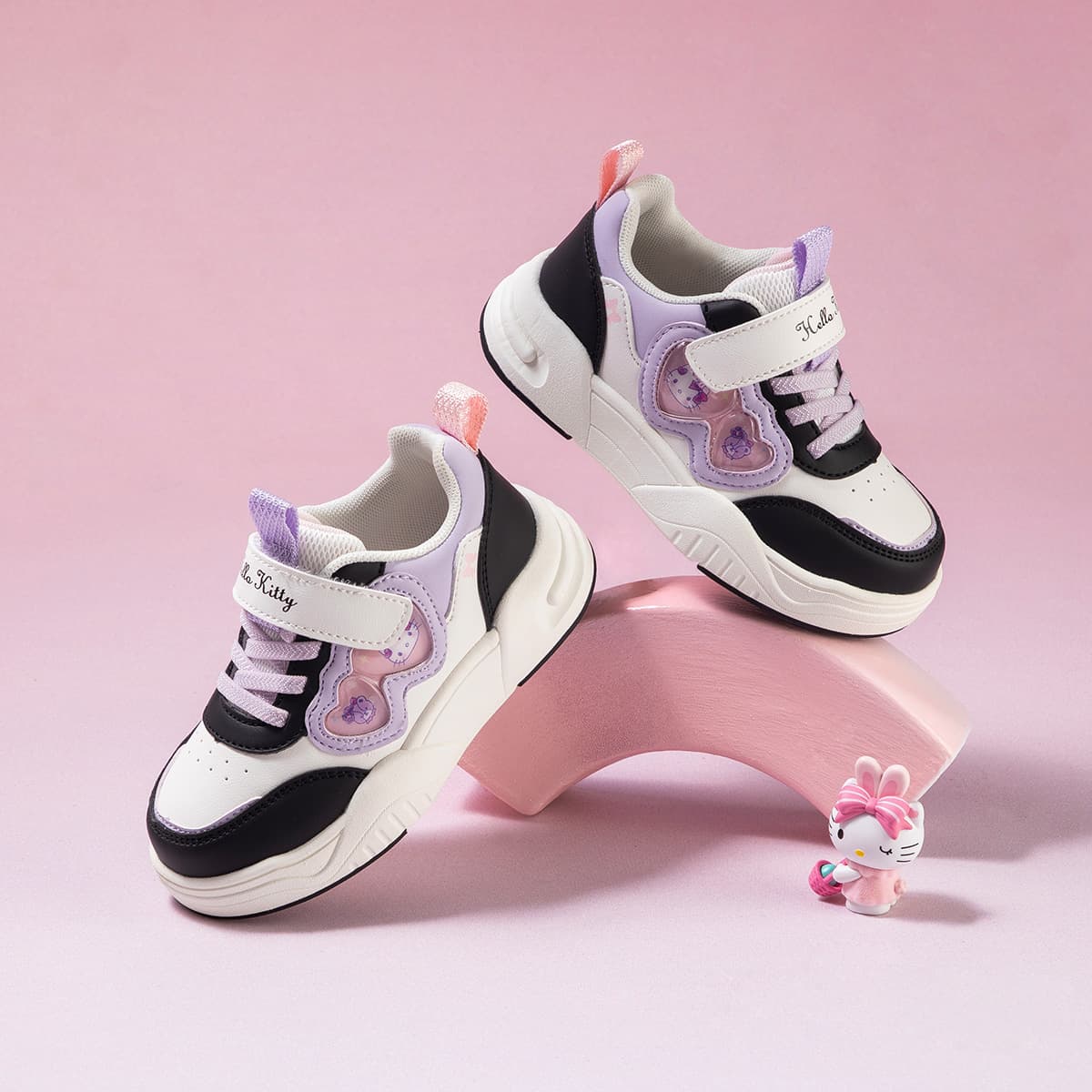 Кроссовки Санрио Hello Kitty Детская Скейтбординг Обувь Низкий Топ Kids - изображение 6