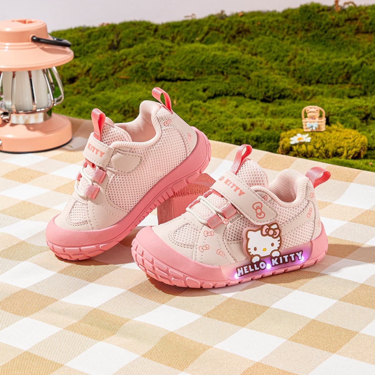 Кроссовки Санрио Hello Kitty Детская повседневная обувь Low Топ Pre School - изображение 5