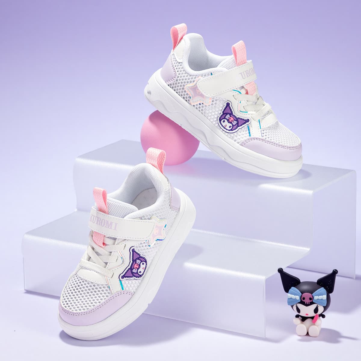 Кроссовки Sanrio Hello Kitty Противоскользящий Амортизация Устойчивый к истиранию Дышащий Увеличение Высоты Низкий Топ - изображение 6