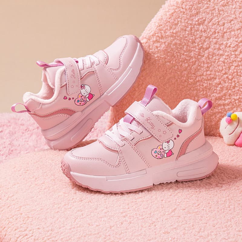 Кроссовки Sanrio Hello Kitty Модные детские кроссовки для бега с мягкой подошвой, утеплителем и амортизацией - изображение 11