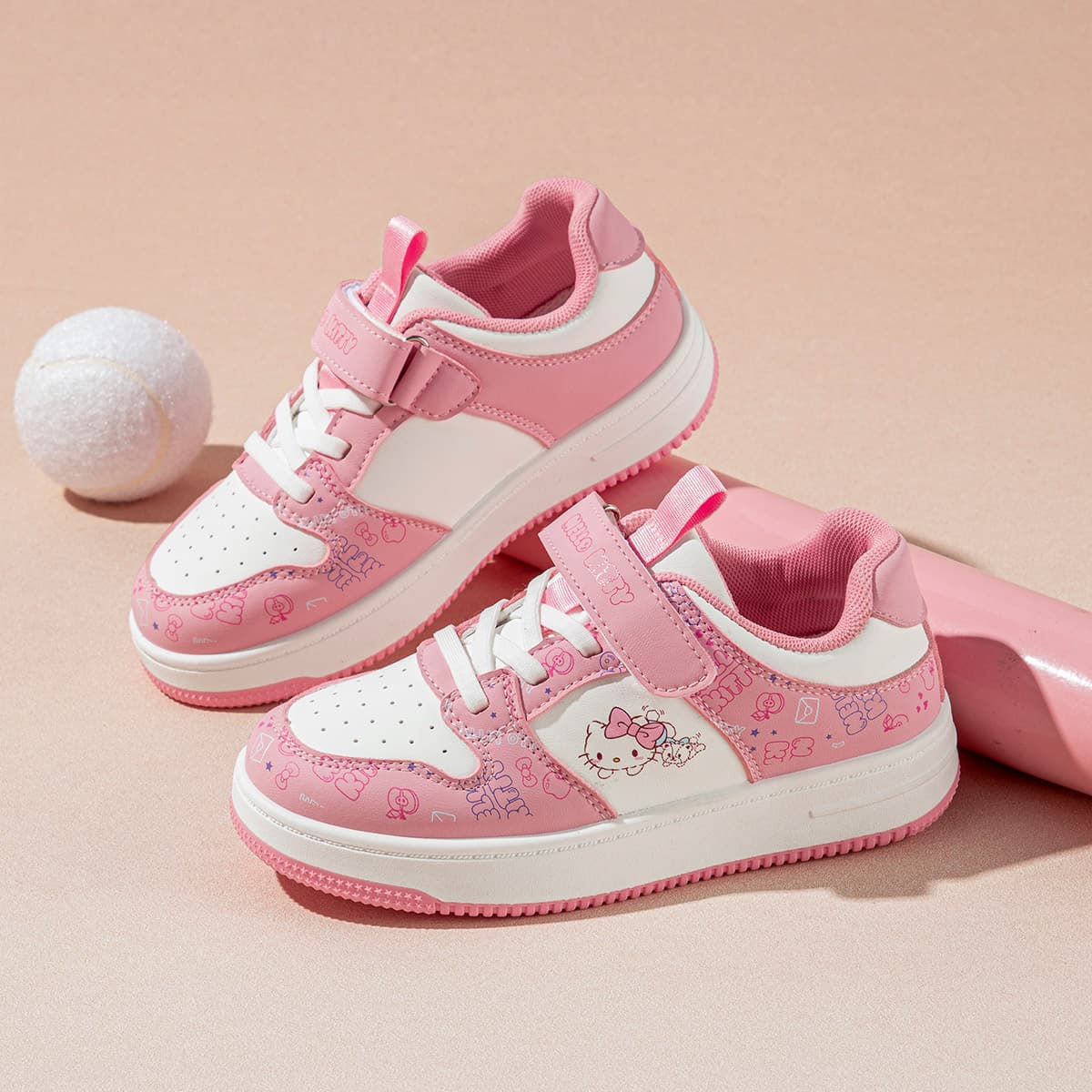 Кроссовки Санрио Hello Kitty Высота Увеличивающая Устойчивая к Износу Дышащая Противоскользящая Низкий Топ - изображение 5