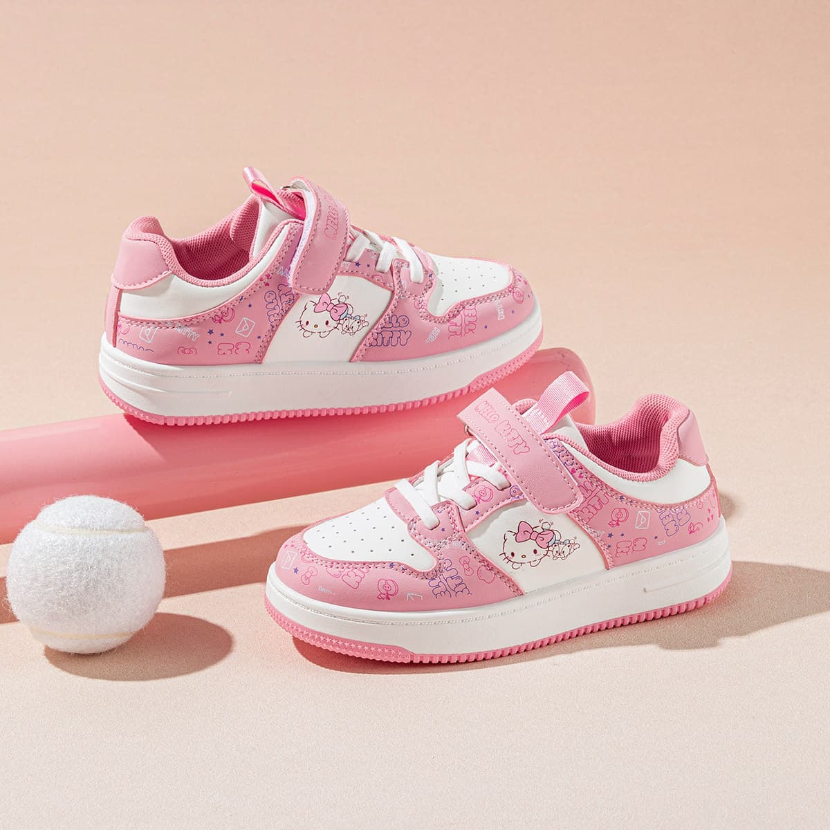 Кроссовки Санрио Hello Kitty Высота Увеличивающая Устойчивая к Износу Дышащая Противоскользящая Низкий Топ - изображение 4