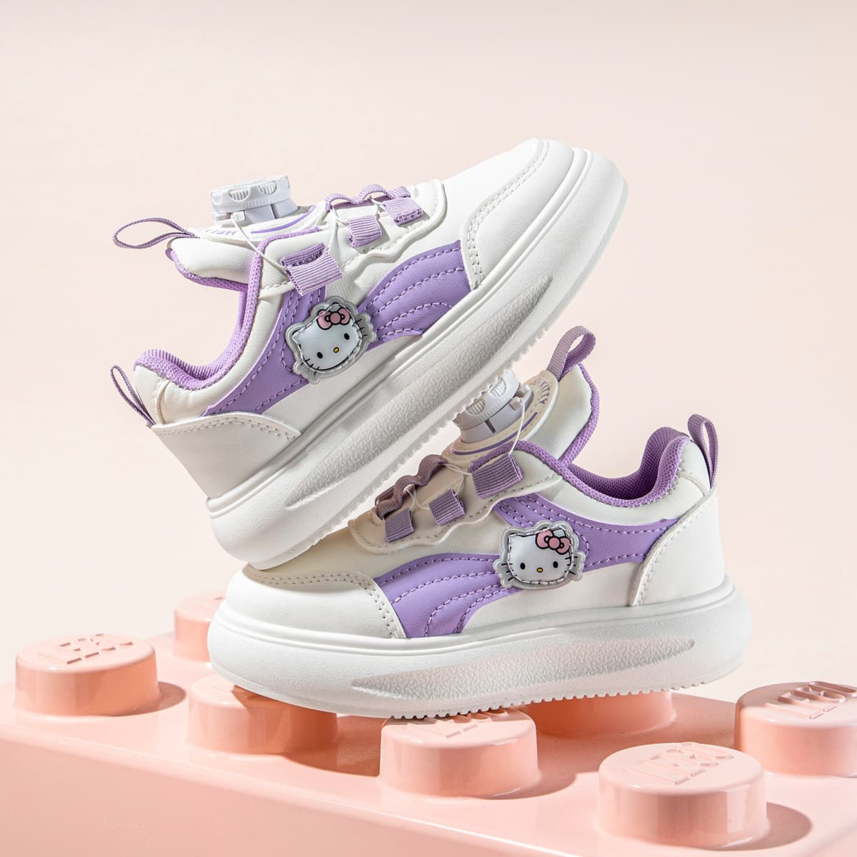 Кроссовки Sanrio Hello Kitty Детские беговые кроссовки Low Top Unisex - изображение 7