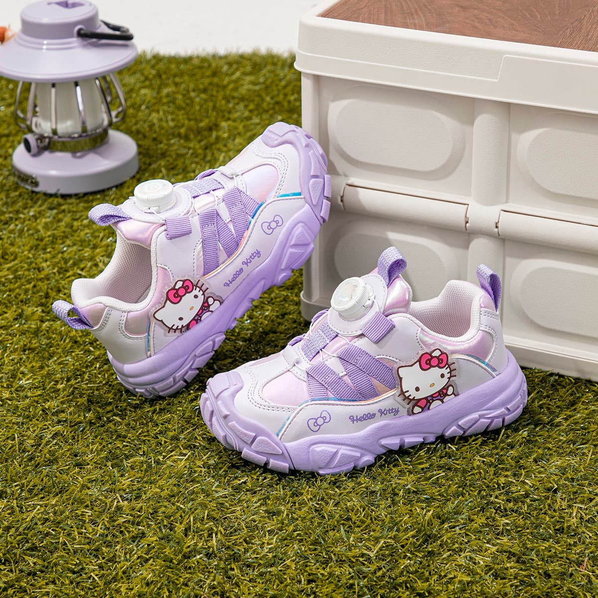 Кроссовки Sanrio Hello Kitty Детские беговые кроссовки Low Top Unisex - изображение 4