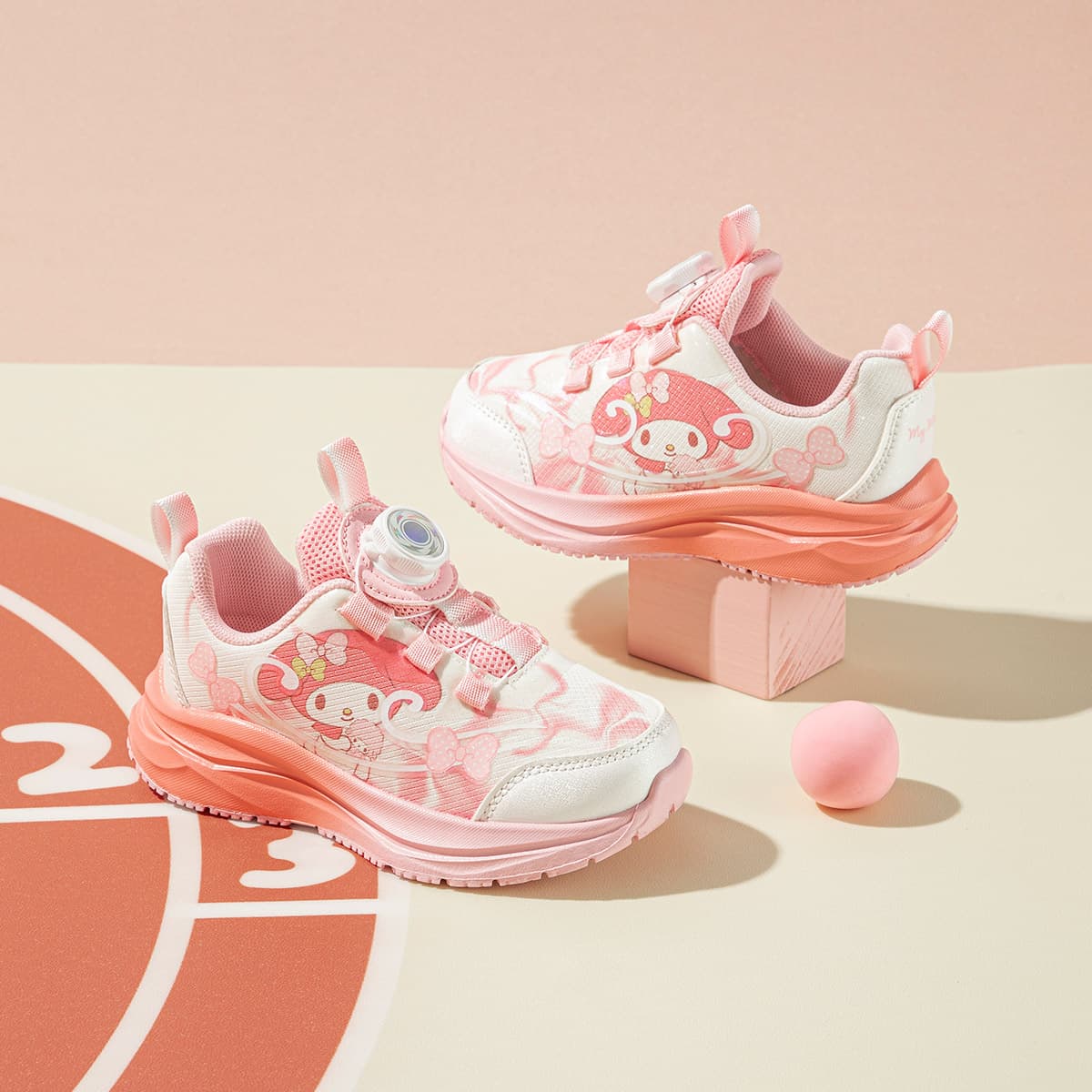 Кроссовки Санрио My Melody Collection Детские беговые кроссовки Low Топ Школьный возраст - изображение 4