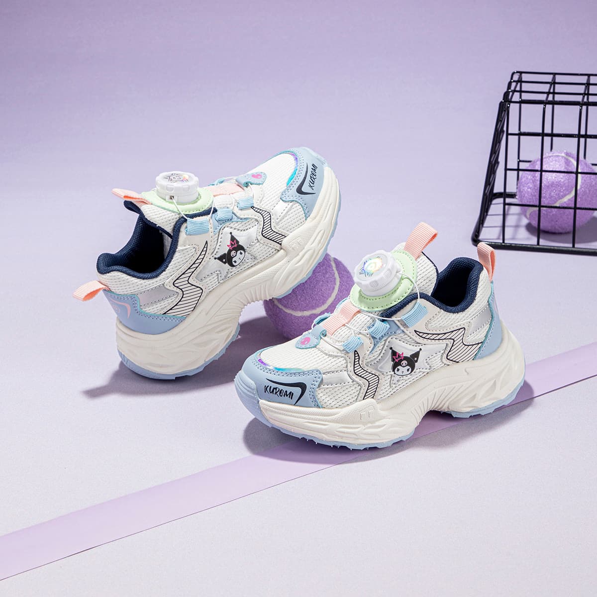 Кроссовки Санрио Kuromi Collection Детские беговые кроссовки Low Топ Kids - изображение 4