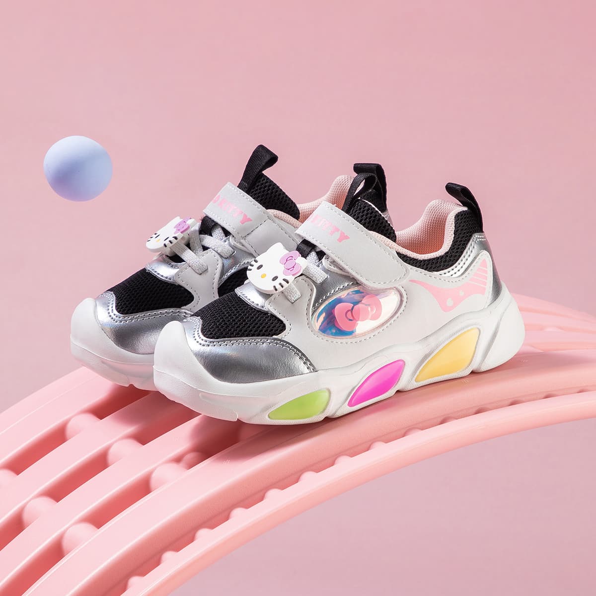 Кроссовки Sanrio Hello Kitty Детские беговые кроссовки Low Top Unisex - изображение 5