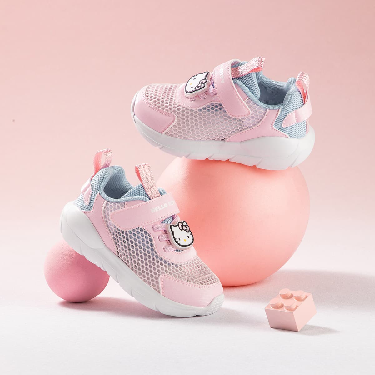 Sanrio Hello Kitty Сетчатый модный повседневный универсальный удобный спортивный детский дышащий противоскользящий низкий детская обувь - изображение 6