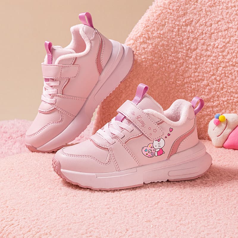 Кроссовки Sanrio Hello Kitty Модные детские кроссовки для бега с мягкой подошвой, утеплителем и амортизацией - изображение 12
