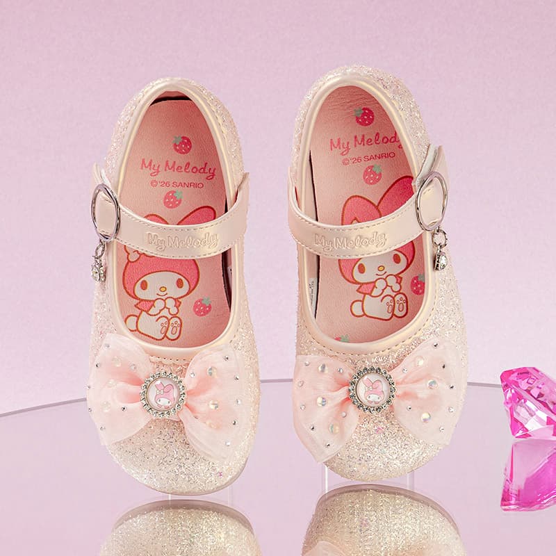 Кроссовки Sanrio Хелло Китти Модный мультяшный милый и симпатичный удобный женственный изысканный бантик стразы универсальный для школьников стиль кампуса весна-лето амортизация износостойкий дышащий противоскользящий лоу-топы детский - изображение 4