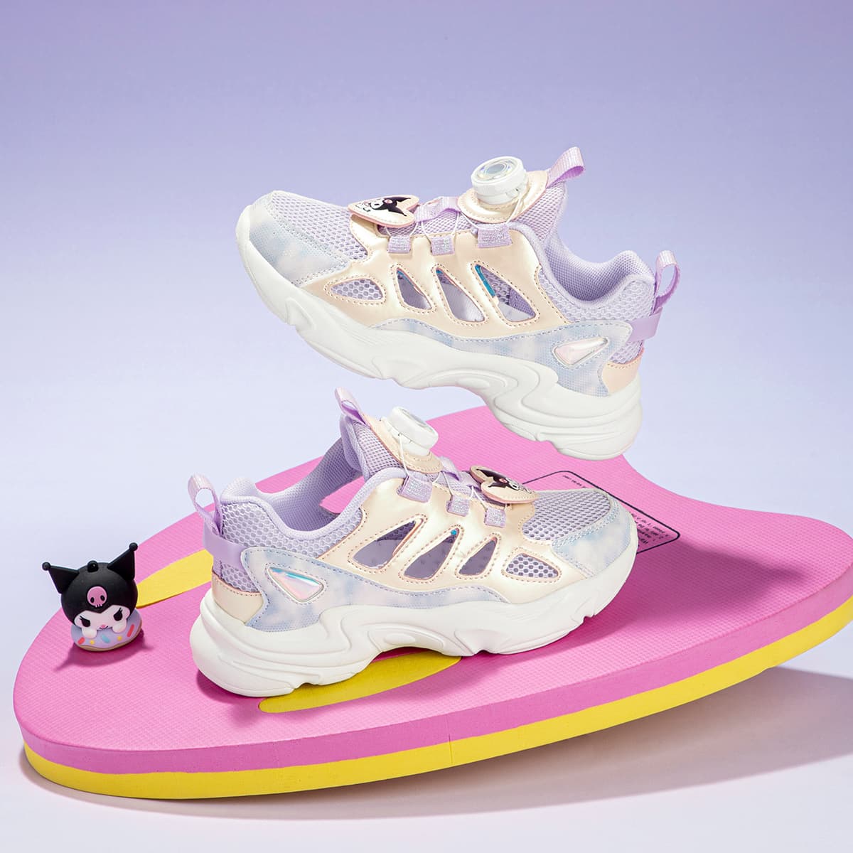 Кроссовки Sanrio Hello Kitty Сетчатый удобный модный универсальный легкий повседневный унисекс детские беговые кроссовки - изображение 6