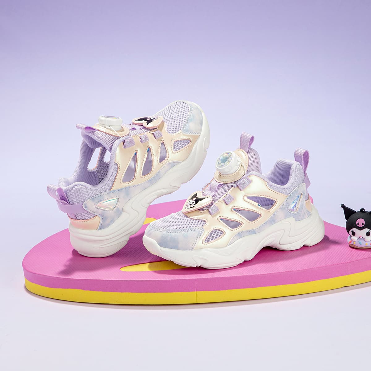 Кроссовки Sanrio Hello Kitty Сетчатый удобный модный универсальный легкий повседневный унисекс детские беговые кроссовки - изображение 5
