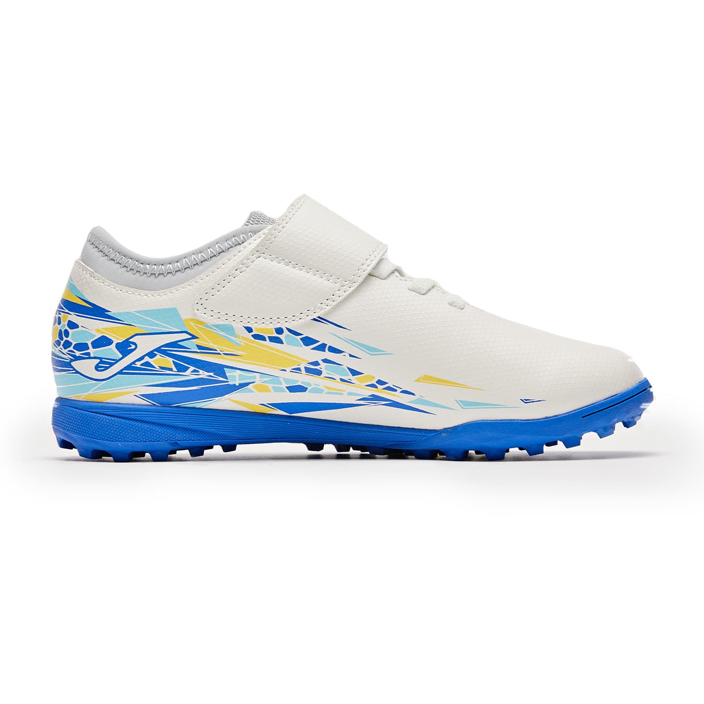 Бутсы Joma Детские футбольные бутсы Low Топ Белый и синий цвет Kids - изображение 3