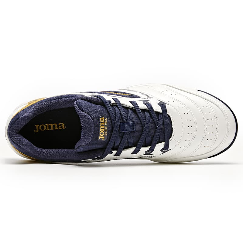 Кроссовки для футбола Joma Футбольные бутсы Low Топ Белый Темно-синий Мужской - изображение 4