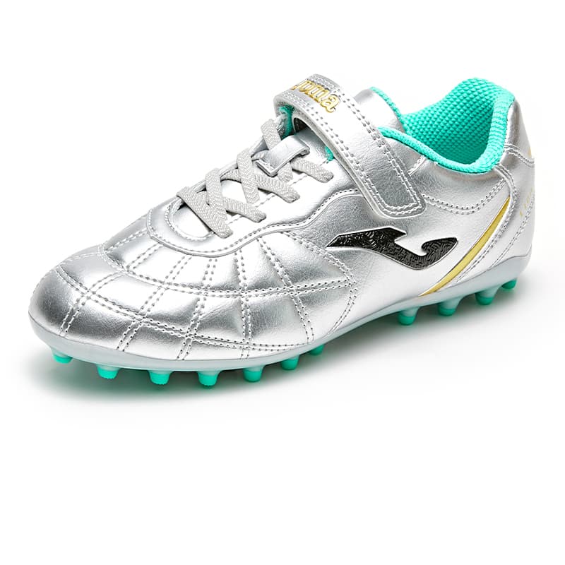 Бутсы Joma Детские футбольные бутсы Low Топ Серебряный Зеленый Kids - изображение 3
