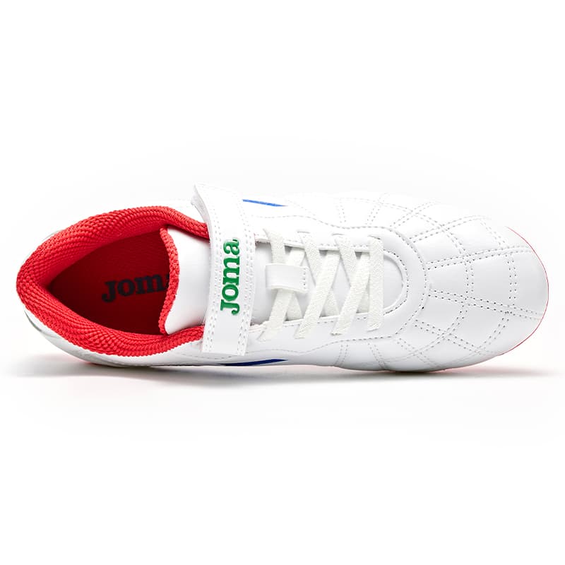 Бутсы Joma Детские футбольные бутсы Low Топ Белый и красный Kids - изображение 4