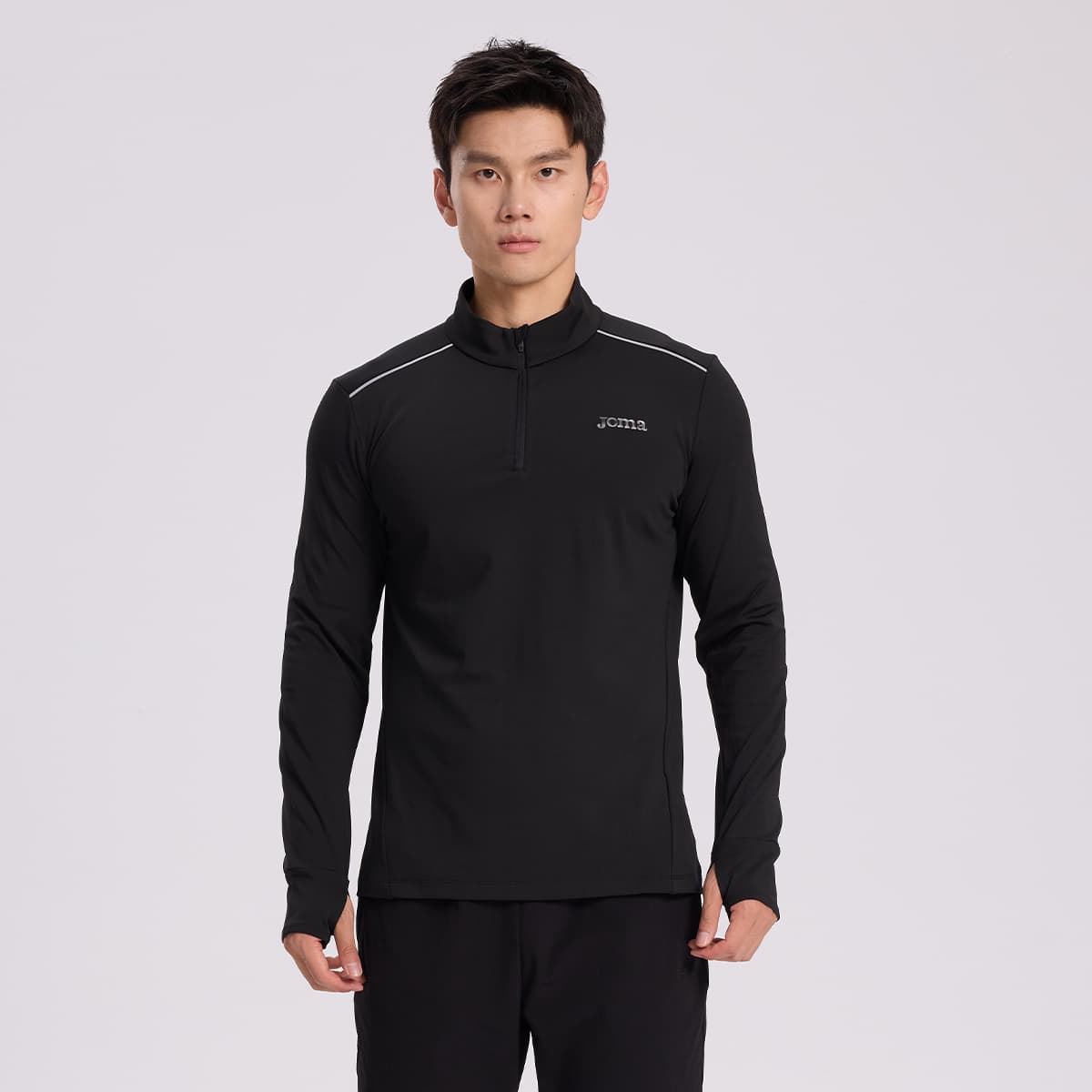 Футболка Joma 25 Years Полузастежка Спортивная Длинно-рукавная Рубашка Мужская - изображение 3