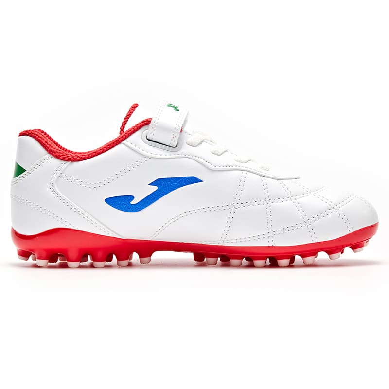 Бутсы Joma Детские футбольные бутсы Low Топ Белый и красный Kids - изображение 2