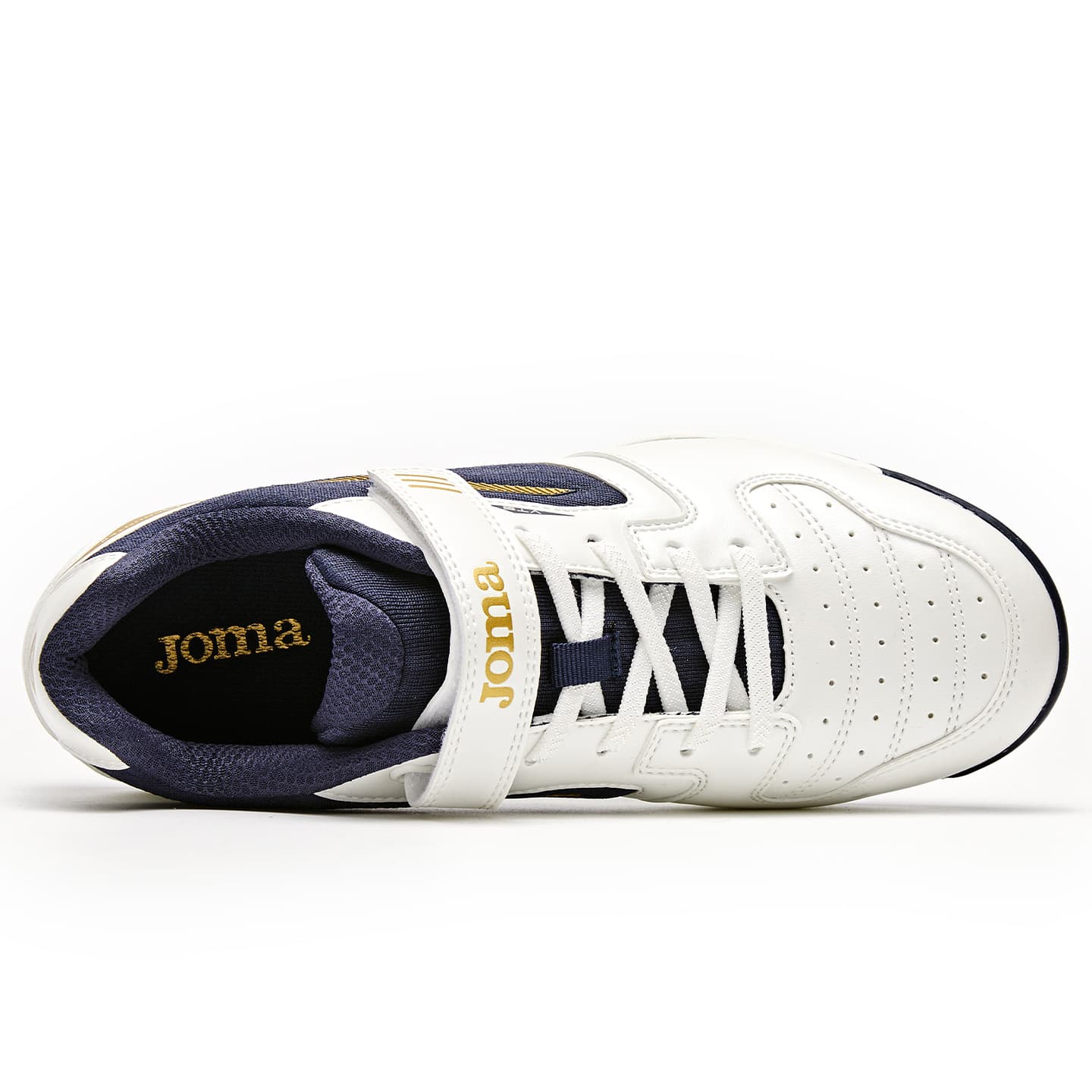 Бутсы Joma Детские футбольные бутсы Low Топ Белый темно-синий Kids - изображение 4