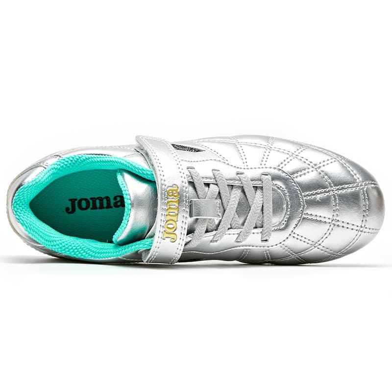 Бутсы Joma Детские футбольные бутсы Low Топ Серебряный Зеленый Kids - изображение 4