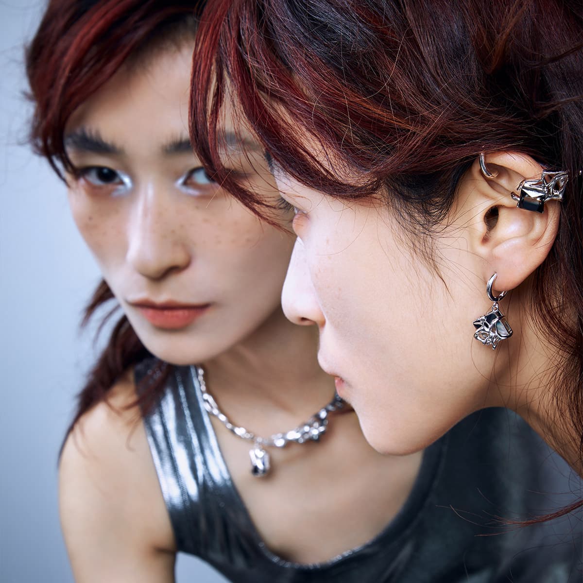 Серьги KOREET Venom Series Earrings Silver - изображение 4