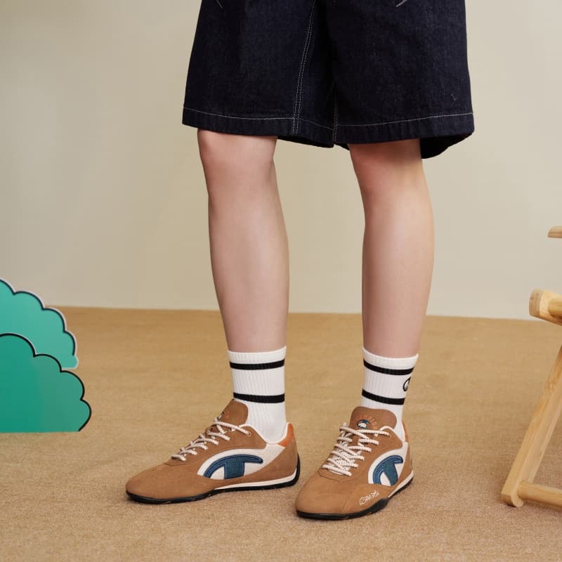 Кроссовки Champion Low-Top Повседневная Обувь Мужская Коричневый Пшеница Отрубей Лён - изображение 6