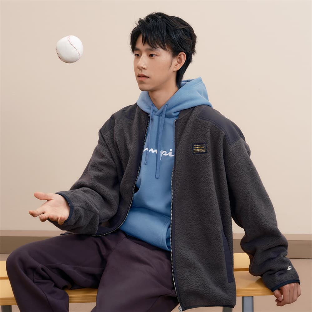 Куртка Champion FW24 SURPLUS+Utility Куртки Пальто Унисекс Темно-Серый - изображение 6