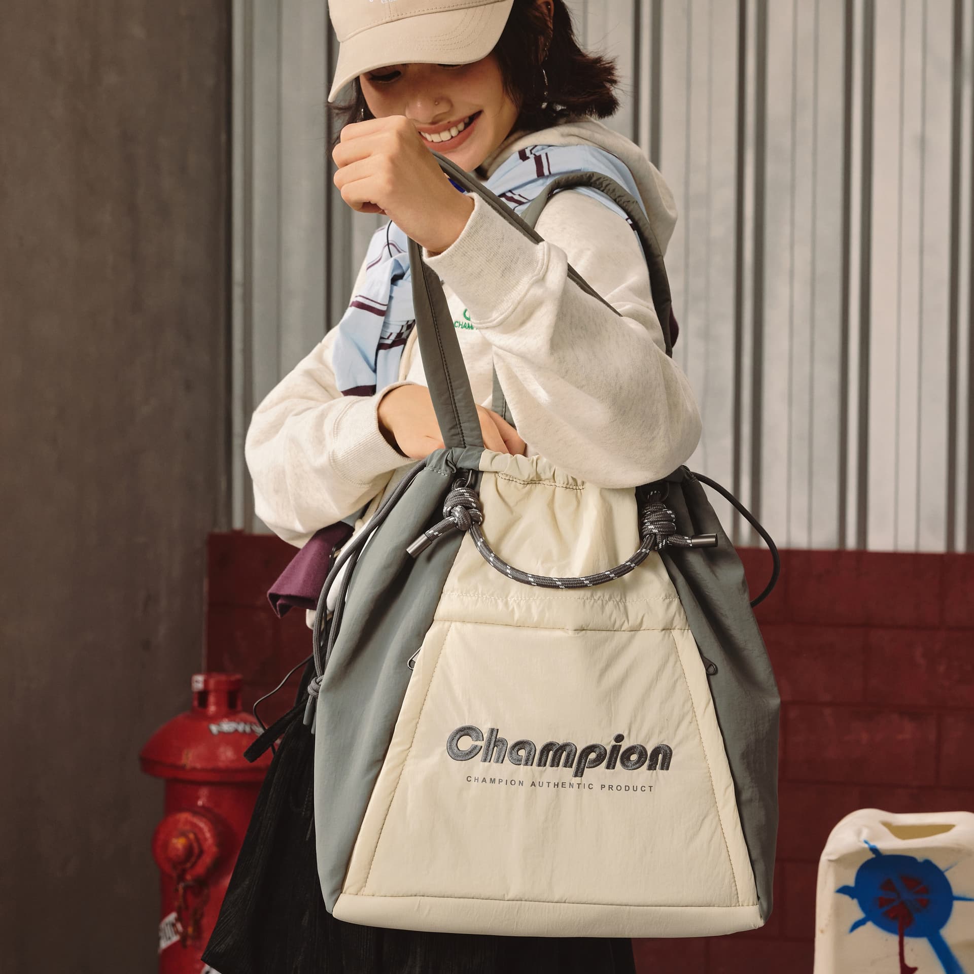 Мини-сумка Champion Ткань Сумка через плечо Унисекс - изображение 5