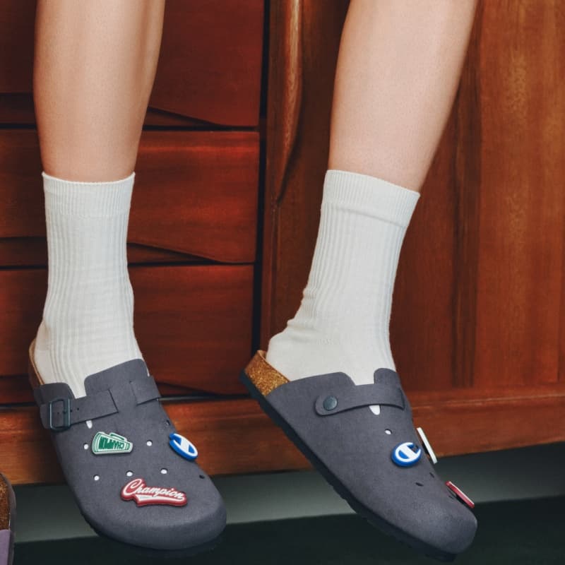 Сандалии Champion Обувь Birkenstock Унисекс Mist Серый - изображение 6