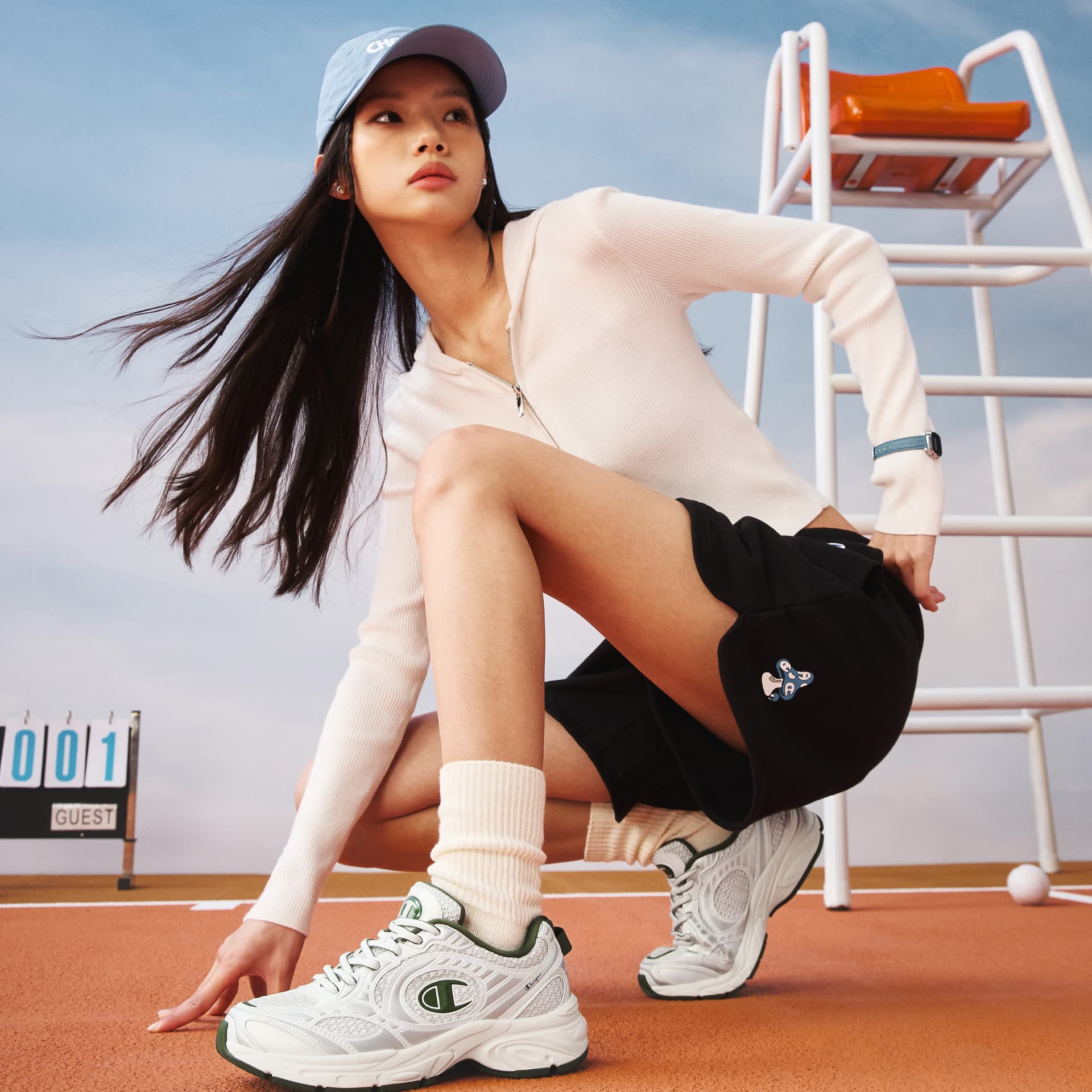 Кроссовки для бега Champion Support Low Top Беговые кроссовки Унисекс Pearl White Olive Green - изображение 6
