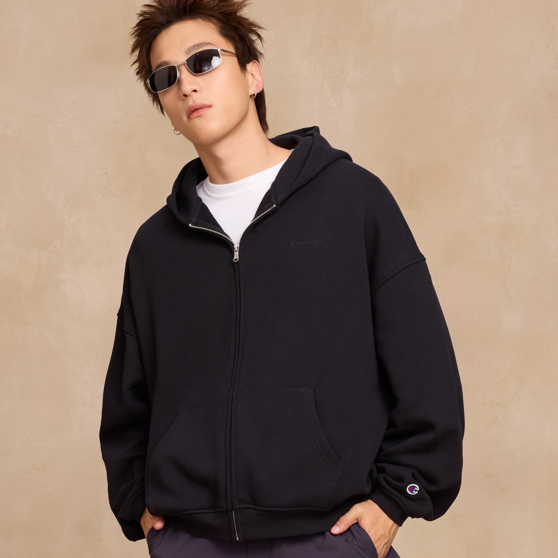 Худи Champion FW25 Универсальный модный минималистичный удобный классический винтаж Версия для США Толстовка унисекс с подарочной коробкой - изображение 3