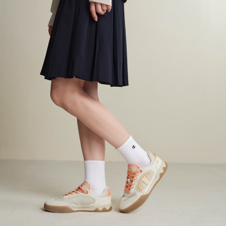 Кроссовки Champion Skate Shoes Low-Top Linen Daisy Orange Women's - изображение 7